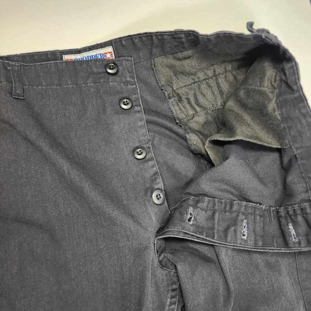 VTG Propper Combat Cargo Pants XL Regular‎ Black Military Tactical Cotton Poly